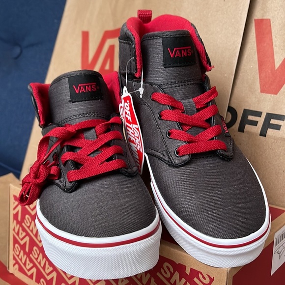 Vans Atwood Textile Black/Chili Pepper/White WMNS - Picture 8 of 16